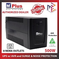 MPLUS by Winland 750va 500W 8 Sockets UPS (Uninterruptible Power Supply) Backup Power Supply
