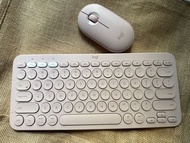 Logitech K380 + Pebble M350 藍牙鍵盤滑鼠套裝