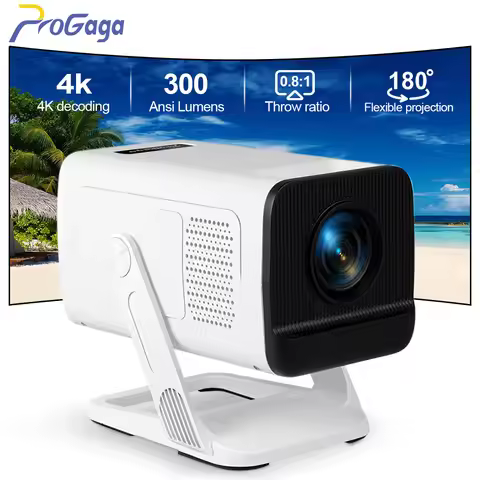 PG310 4K Projector WiFi6 BT5.4 Android 11 Native 720P Projector PK HY320 Mini Video Smart Home Short
