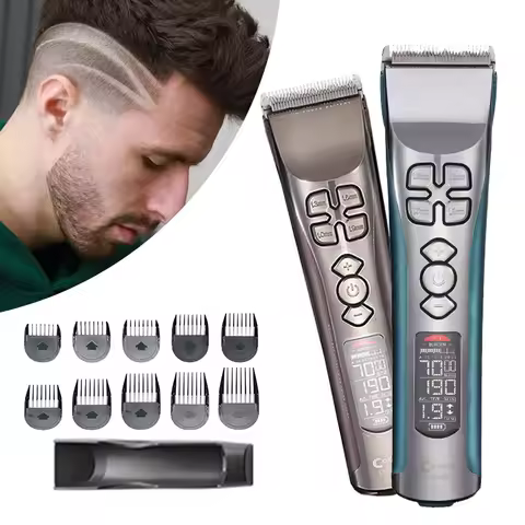 CODOS CHC 982 Professional Hair Trimmer Cordless BLDC Brushless Motor Men's Clipper Barber Rechargea