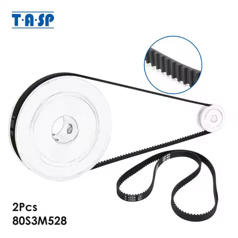 TASP 2pcs 80S3M528 Bread Maker Belt for Gorenje BM1200BK Scarlett SC-400 Delta DL-72B 390358 Silverc