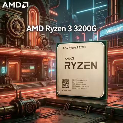 AMD Integrated Radeon Vega 8 Graphics CPU AMD Ryzen 3 3200G 4C4T 3.6GHz Max 4.0GHz AM4 Desktop Compo