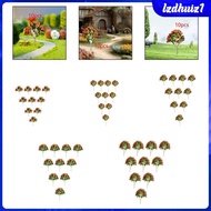 [Lzdhuiz1] 10 Pcs Miniature Trees for Diorama, Train, Scenery, Sand Table, DIY, Landscaping, Archite