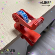 AMBER Tape Holder, Portable Multifunctional Desktop Tape Dispenser,  Adjustable Table Clips Wrapping