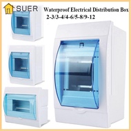 SUER Electric Transparent Cover Waterproof Circuit Breaker Plastic Plastic Boxes