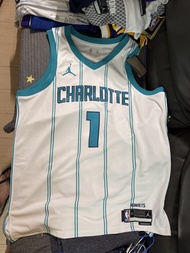 NBA Charlotte Hornets LaMelo Ball SW Jersey 球衣 Size XL 52