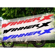 WINNER X-V3 CAR STAMPS 2 decorative borderless shaped stamps WINNER x-v3