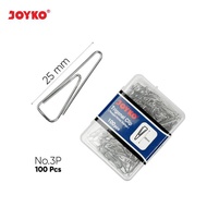 Klip Kertas / Trigonal Clip / Paper Clips No.3P Joyko