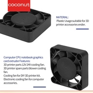 【Coco】1/2/3 DC 2510 12V/24V Computer CPU Cooler Portable Plastic Cooling Computer