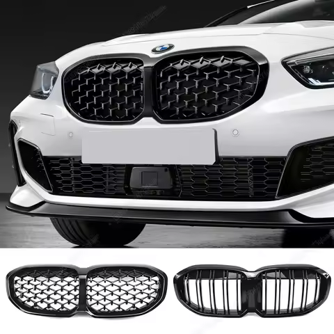 Front Bumper Kidney Grill Grilles For BMW 1 Series F40 116i 118i 120i 128ti 116d 118d 120d M135i xDr
