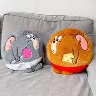 包順豐 Tom and Jerry 毛絨圓形抱枕 cushion 超順滑