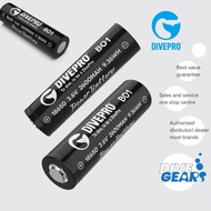 Divepro battery 18650 2600 mah 18650 3400 mah 26650 5000 mAh Battery B05 26800 6800 mAh 21700 5000 mAh 26800 6800 mAh