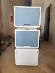 Litem Roomax Cube Stackable Storage Box Set made in Korea