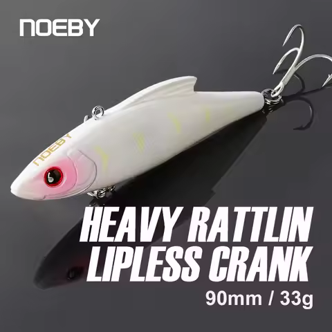 Noeby Rattling and Vib for Winter Sinking Vibes 90mm 33g Artificial Baits Sea Crankbaits Rattlins fo