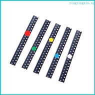 YIN 100 Pcs 5 Colors SMD 0603 LED Light Red Green Blue Yellow White Assotment Kit