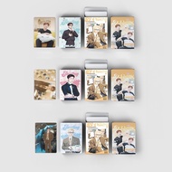 50-55pcs Chinese Drama Actor Bai Jingting Holographic Lomo cards Zhang Ruonan The first frost Hologr