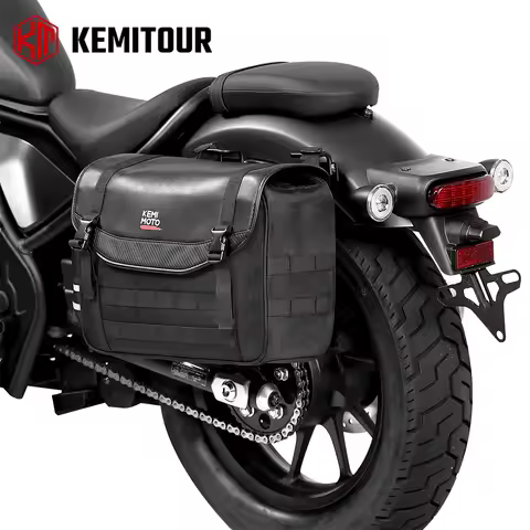 Motorcycle Side Saddlebag 8L 12L 15L for Sportster Iron XL883L XL1200NS for Honda Rebel CMX 250 500 