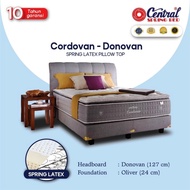 Springbed Central Cordovan HB donovan bonus 2 bantal