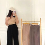 New Loose Pants Trousers Wanita - Celana Culottes Wanita - Celana Kantor Original