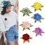 OPENMALL 1Pc 12*9.5cm Embroidery Flower Patch Applique DIY Crafts Sticker for Dress Bag Clothes Acce