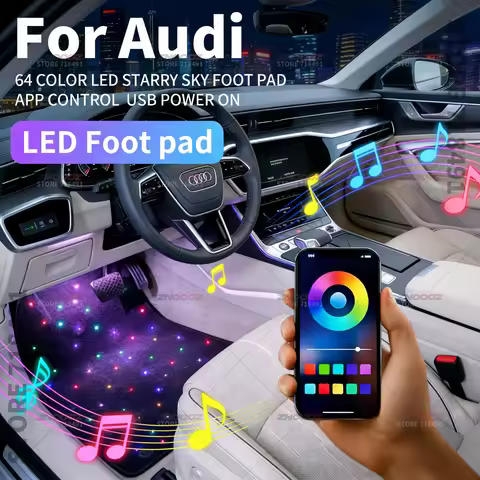 For Audi A1 A3 A4 A5 A6 A7 A8 Q2 Q3 Q4 e-tron Q5 Q7 Q8 Q8 e-tron TT R8 e-tron GT USB Car LED Starry 