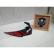 【Ready Stock】◆✽SPOILER ACCESSORIES FOE EVO GSX3000 HELMET (METALLIC RED)