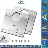 Repair Plate Spoon Hinge Door Hinge Repair Plate 90 x 90