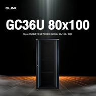 GLINK ตู้แร็ค 36U ลึก 80 ซม. (สีดำ) ( ขนาด มี 2 แบบ 60x80x178.8 CM / 800x100x1790 ) รุ่น GC36U (80CM