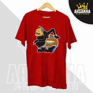 Kaos Wayang Semar Full Color Baju Distro Katun Combed 30s by Arsakha Clothing