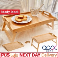 EASY STORAGE Foldable Wooden Table Mini Sofa Food Serving Bed Tray Folding Laptop Desk Portable Study Working Tables
