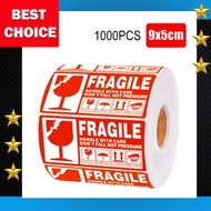 fragile sticker/fragile sticker 1000pcs/sticker mudah pecah/fragile sticker roll/fragile stickers/st