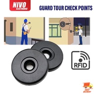 (1pcs) 30MM Security Digital Guard Tour RFID Check Point / Guard Patrol System Clocking Point