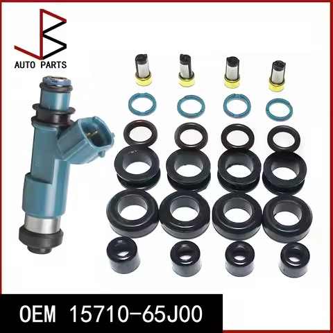 4 Set Fuel Injector Nozzle Seal Repair Kit OEM 15710-65J00 1571065J00 15710 65J00 297500-0040 297500