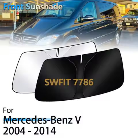 For Mercedes-Benz V Class Vito Viano W639 W 639 2004 - 2014 Valente Accessories Front Sunshade Windo