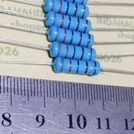 Metal film 8K2 2W 1% resistor 8.2k 2 watt 8.2 kilo ohm 2 w 2watt 1 percent 8.2k 2w 8k2