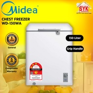 SYK Midea WD-130WA Chest Freezer Deep Freezer Frozen Meat Freezers Peti Sejuk Kecil Beku Ais Daging 130L
