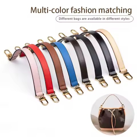 1Pcs Replacement Genuine Leather Bags Strap Adjustable Fashion Handbag Bucket Bag Belt for Neonoe Bu