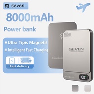 Solid state explosion-proof battery Power Bank CCC Certification  15W magnetic charging 8000mah powe