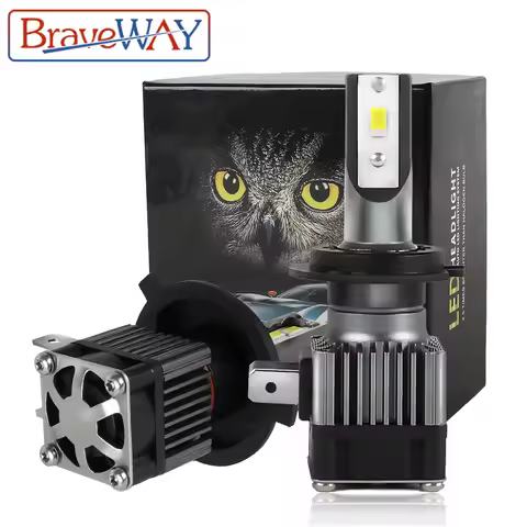 BraveWAY 16 NEW! Car Headlight Bulbs H1 H3 H4 H7 H11/H8/H16(JP) 9005/HB3 9006/HB4 Fog Lights LED 12V
