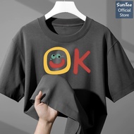 Áo thun nữ form vừa SUNTEE STFV196 phong cách basic in hình 096 vải cotton 250GSM cao cấp thoáng mát