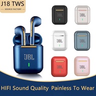 JBL J18 TWS Bluetooth Wireless Headset Waterproof Sports Headset Stereo Touch Control Headset IPX5 HIFI Sound Effect