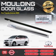 ORIGINAL TOYOTA INNOVA TGN40 2005 GLASS DOOR MOULDING SEAL RUBBER OUTER STRIP WINDOW GETAH TINGKAP 7
