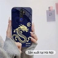 Dragon CNY OPPO A5,OPPO A7,OPPO A15,OPPO A16,OPPO A16K Tempered Glass Case