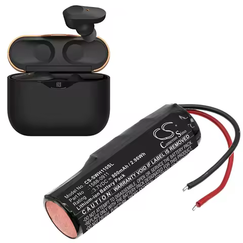 Cameron Sino 3.7V/800mAh Wireless Headset Battery 1588-0911 for Sony WF-1000XM3 Charging Case WF-SP9