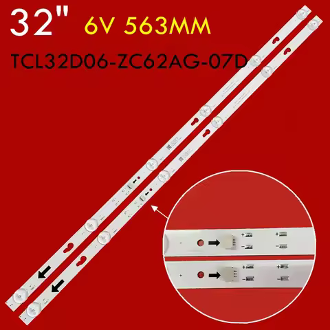 10pcs LED Backlight For L32M7-EA L32R8-A TCL32D06-ZC62AG-07D 303TC320