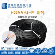 Genuine Standard VDE Power Plug Flat Wire H03VVH2-F European Standard Certification H05VVH2-F Polych
