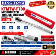 KINGTOYO KTMTW-F700  1" Torque Wrench 100-700ft lbs Length : 1213mm