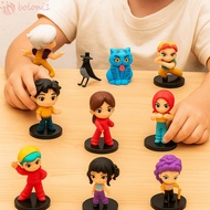 [COD] 10pcs Demon Hunters Anime Figure, Statue PVC Demon Hunters Model Toy, Sensory Toy Handmad Coll