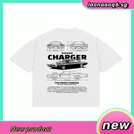Cars and Clo - Oversized Black - F1 Ferrari Blueprint T-Shirt