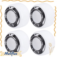MELIFLUO 4Pcs/Set Skateboard Replacement Wheels, High Elasticity 78-85A Hardness Skateboard Wheels, 